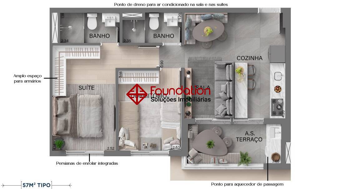 Apartamento à venda com 3 quartos, 79m² - Foto 36