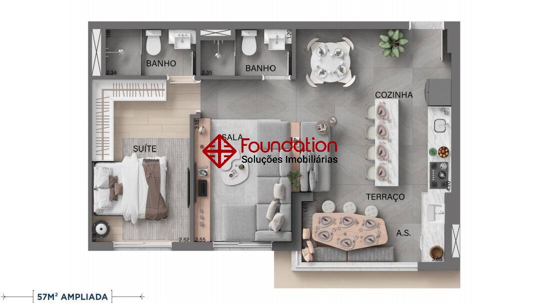 Apartamento à venda com 3 quartos, 79m² - Foto 40