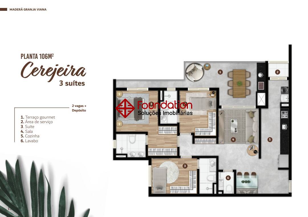 Apartamento à venda com 3 quartos, 109m² - Foto 30