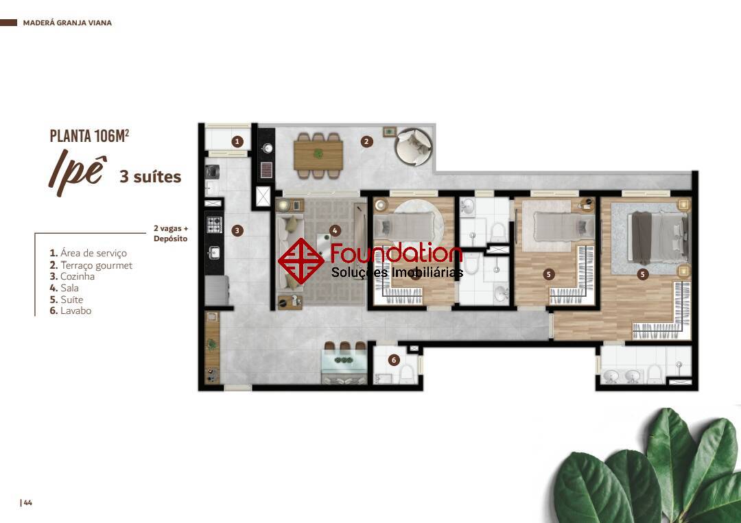 Apartamento à venda com 3 quartos, 109m² - Foto 35