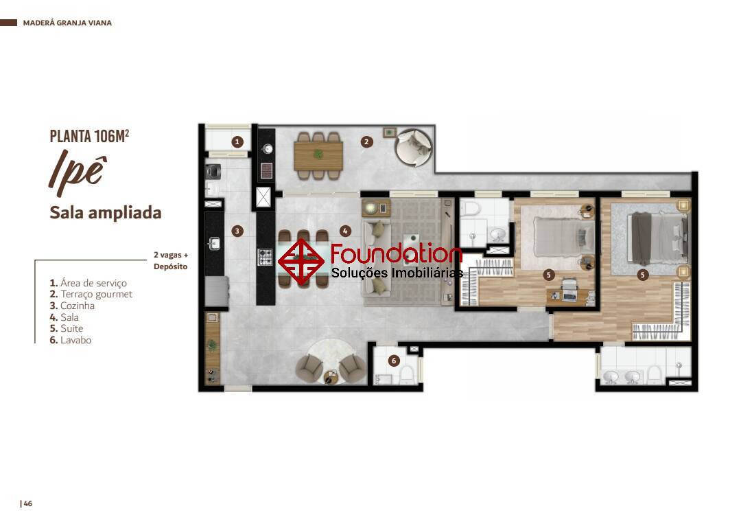 Apartamento à venda com 3 quartos, 109m² - Foto 36